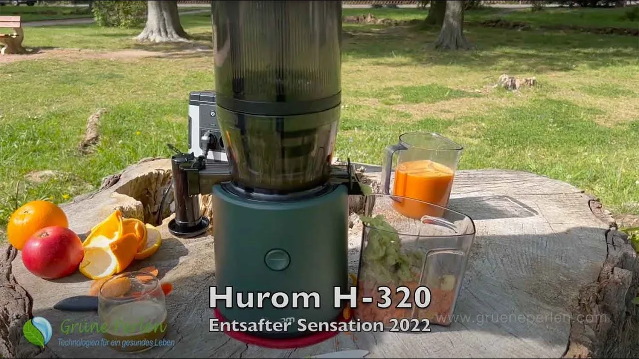 Video: Hurom H-320N — Entsafter mit XXL-Einfülltrichter