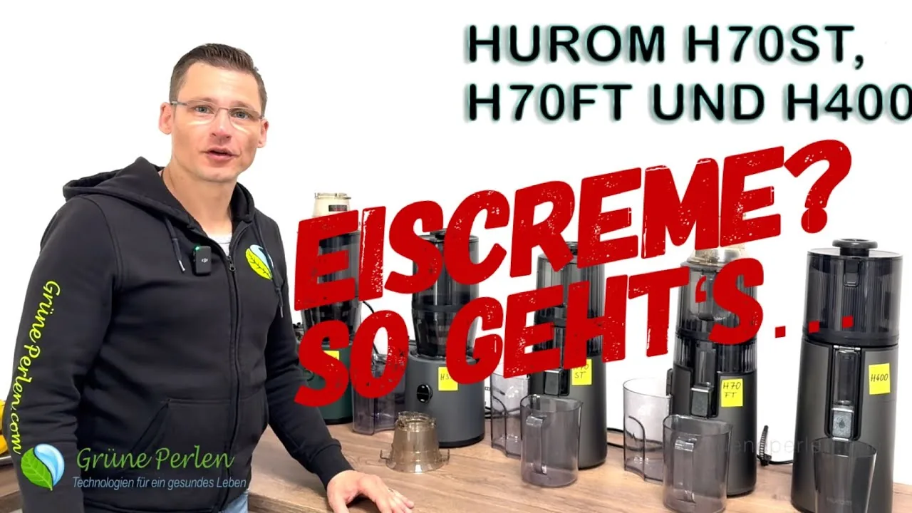 Video: Eiscreme im Hurom Slow Juicer herstellen
