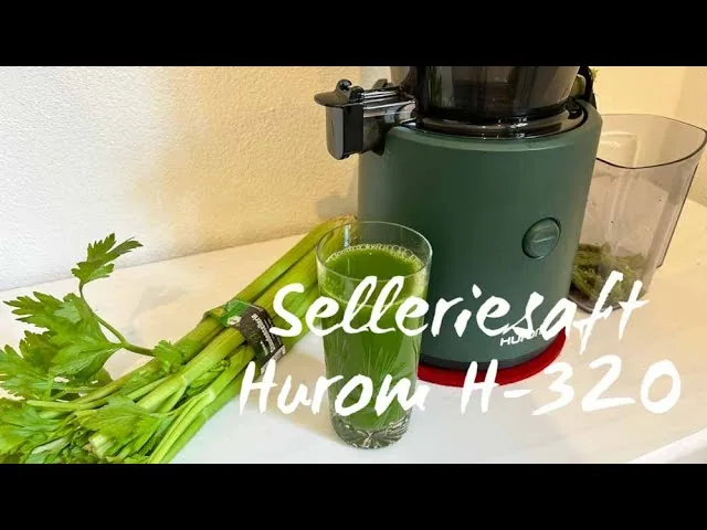 Video: Sellerie-Test im Hurom Slow Juicer — so viel Selleriesaft können Sie erwarten